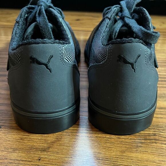 Puma Black & Gray‎ Houndstooth El Ace Lightweight Sneakers Mens Sz9 main image 10